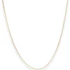0,7mm Schlangenkette diamantiert Collier Halskette aus 333 Gold Gelbgold 50cm