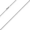 1,2mm Schlangenkette diamantiert Kette Collier aus 925 Silber rhodiniert 42cm