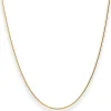 0,9mm Schlangenkette Goldkette Collier Halskette aus 585 Gold Gelbgold 40cm