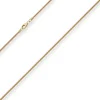 1,6mm Schlangenkette Goldkette Collier Halskette aus 585 Gold Gelbgold 45cm