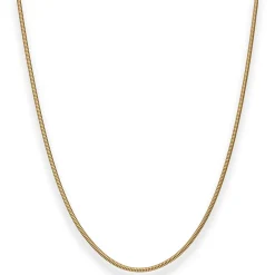 1,6mm Schlangenkette Goldkette Collier Halskette aus 585 Gold Gelbgold 45cm