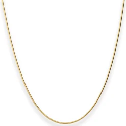 0,9mm Schlangenkette Goldkette Collier Halskette aus 333 Gold Gelbgold 50cm