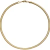 5mm Schlangenkette Halskette Collier aus Edelstahl goldfarben 44-45cm