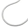 1,5mm Schlangenkette Halskette Kette Collier, rund, Silber 925, 45cm