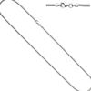 1,6mm Schlangenkette Kette Collier aus 925 Silber rhodiniert 70cm