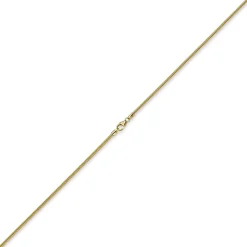 1,9mm Schlangenkette Kette Collier, 750 Gold Gelbgold, Goldkette 42cm