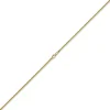 1,9mm Schlangenkette Kette Collier, 750 Gold Gelbgold, Goldkette 55cm