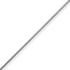 2,4mm Schlangenkette Kette Collier Halskette aus 925 Silber rhodiniert 50cm