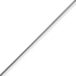 2,4mm Schlangenkette Kette Collier Halskette aus 925 Silber rhodiniert 50cm