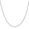 1,1mm Schlangenkette Kette Collier Halskette aus 925 Silber rhodiniert 55cm
