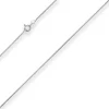 1,1mm Schlangenkette Kette Collier Halskette aus 925 Silber rhodiniert 45cm