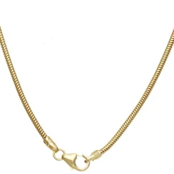 1,6mm Schlangenkette Kette Collier Halskette 585 Gold Gelbgold 60cm
