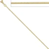 1,4mm Schlangenkette Kette rund, 333 Gold Gelbgold 60cm
