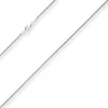 1,4mm Schlangenkette Silberkette Collier Halskette aus 925 Silber 45cm