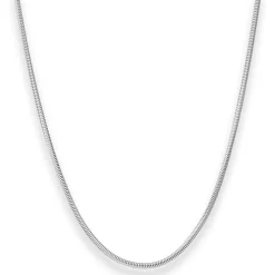 1,9mm Schlangenkette Silberkette Collier Halskette aus 925 Silber 38cm