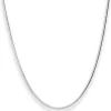 1,8mm Schlangenkette Silberkette Collier Halskette aus 925 Silber 50cm