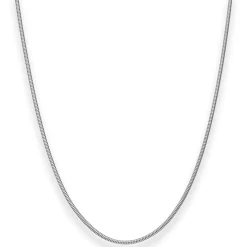 1,6mm Schlangenkette Silberkette Collier Halskette aus 925 Silber 65cm