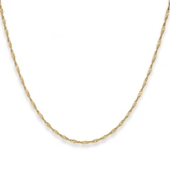 1,8mm Singapurkette Collier Halskette aus 333 Gold Gelbgold 45cm