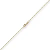 1mm Singapurkette Goldkette Collier Halskette aus 375 Gold Gelbgold 40cm