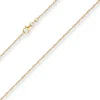 1,4mm Singapurkette Goldkette Collier Halskette aus 750 Gold Gelbgold 45cm