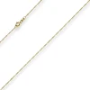 1mm Singapurkette Goldkette Collier Halskette aus 750 Gold Gelbgold 45cm