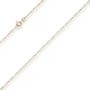 1,2mm Singapurkette Goldkette Collier Halskette aus 585 Gold Gelbgold 42cm