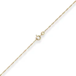 1,2mm Singapurkette Goldkette Collier Halskette aus 585 Gold Gelbgold 42cm