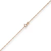 1mm Singapurkette Goldkette Collier Halskette aus 375 Gold Rotgold 45cm