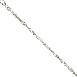 2,9mm Singapurkette Kette Collier Halskette aus 925 Silber 45cm
