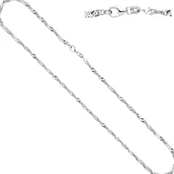 2,9mm Singapurkette Kette Collier Halskette aus 925 Silber 45cm