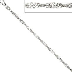 2,9mm Singapurkette Kette Collier Halskette aus 925 Silber 42cm