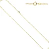 1,8mm Singapurkette Kette Halskette 333 Gold Gelbgold 42cm Halsschmuck