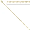 1,8mm Singapurkette Kette Halskette 333 Gold Gelbgold 50cm Halsschmuck
