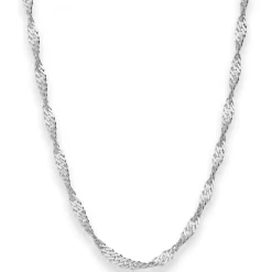 2,9mm Singapurkette Silberkette Collier Halskette aus 925 Silber 60cm