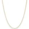 1,3mm S-Panzerkette Goldkette Collier Halskette aus 333 Gold Gelbgold 38cm