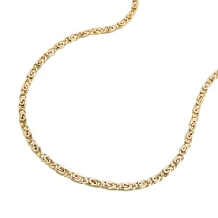 1,2mm S-Panzer Kette Halskette Collier aus 585 Gold Gelbgold, 45cm