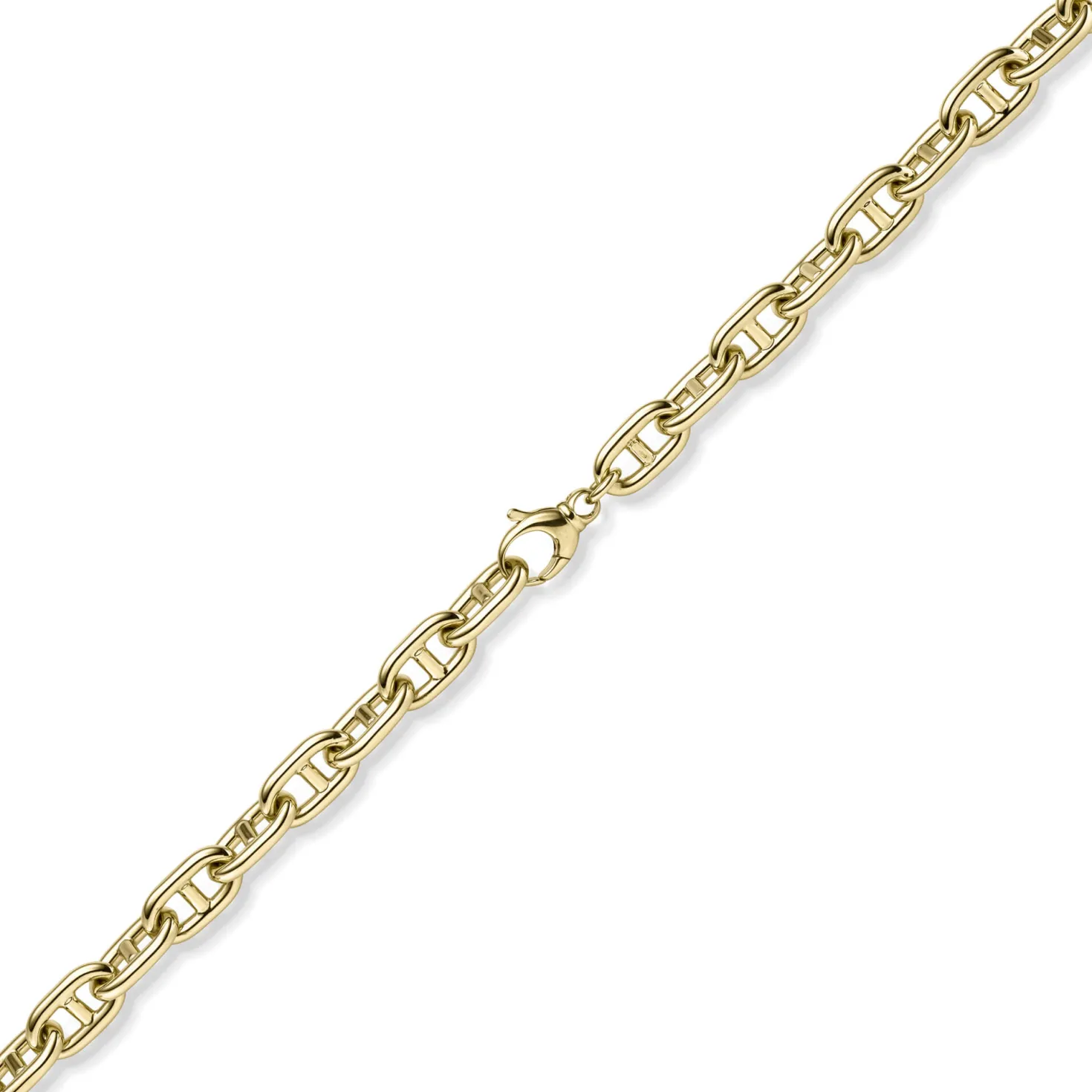 12mm Steg-Ankerkette Kette Collier Halskette aus 585 Gold Gelbgold 60cm