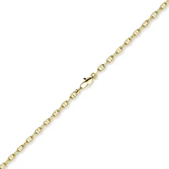 4mm Steg-Ankerkette Kette Collier Halskette aus 585 Gold Gelbgold 50cm