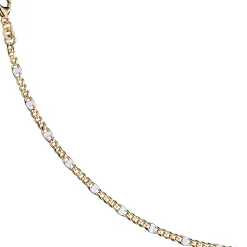 2mm Stegpanzerarmband Armkette Armband, 333 Gold Gelbgold, 19cm
