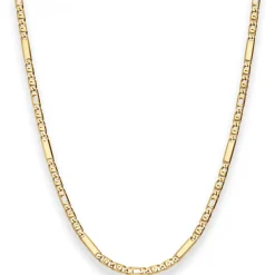 3mm Tigeraugenkette Goldkette Collier Halskette aus 585 Gold Gelbgold 50cm