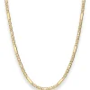 3mm Tigeraugenkette Goldkette Collier Halskette aus 333 Gold Gelbgold 50cm