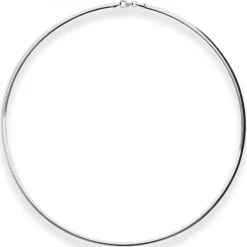 3mm Tondakette oval Silberkette Collier Halskette aus 925 Silber 42cm