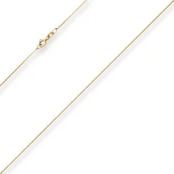 0,7mm Veneziakette Collier Halskette aus 375 Gold Gelbgold 45cm