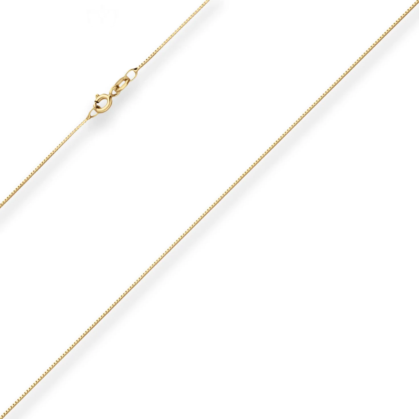 0,7mm Veneziakette Collier Halskette aus 585 Gold Gelbgold 34cm