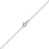 0,6mm Veneziakette Collier Halskette aus 585 Gold Weißgold 42cm