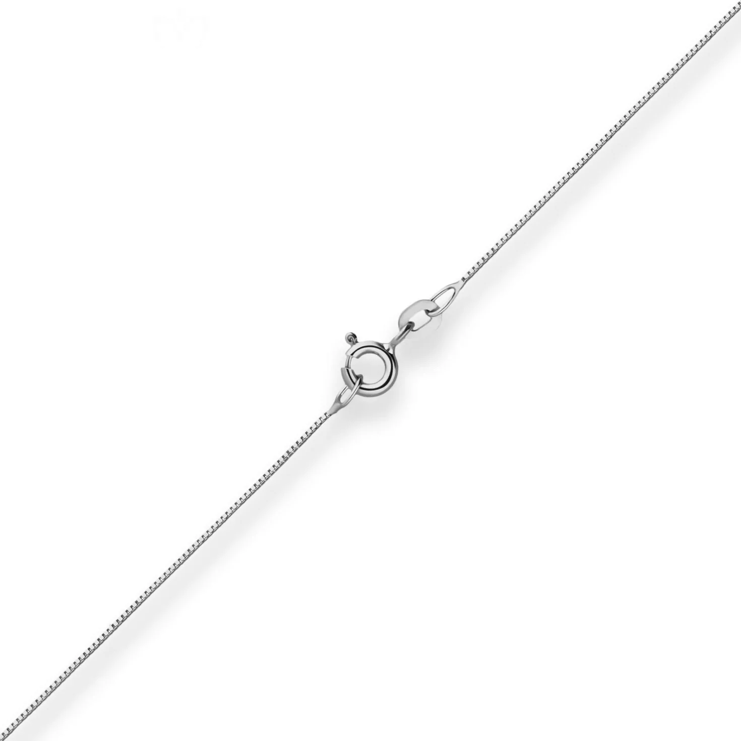 0,6mm Veneziakette Collier Halskette aus 585 Gold Weißgold 42cm