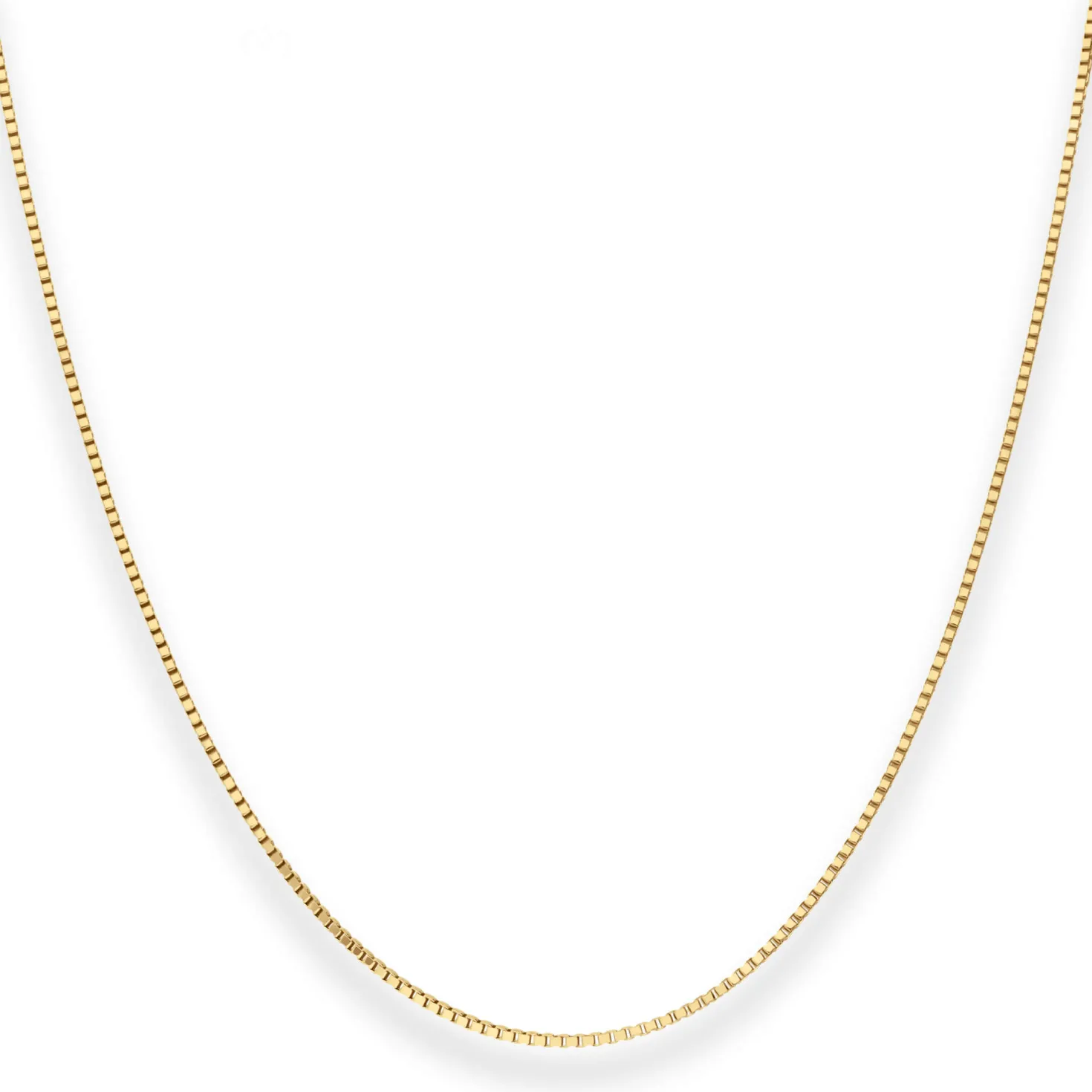 0,9mm Veneziakette Goldkette Collier Halskette aus 750 Gold Gelbgold 40cm