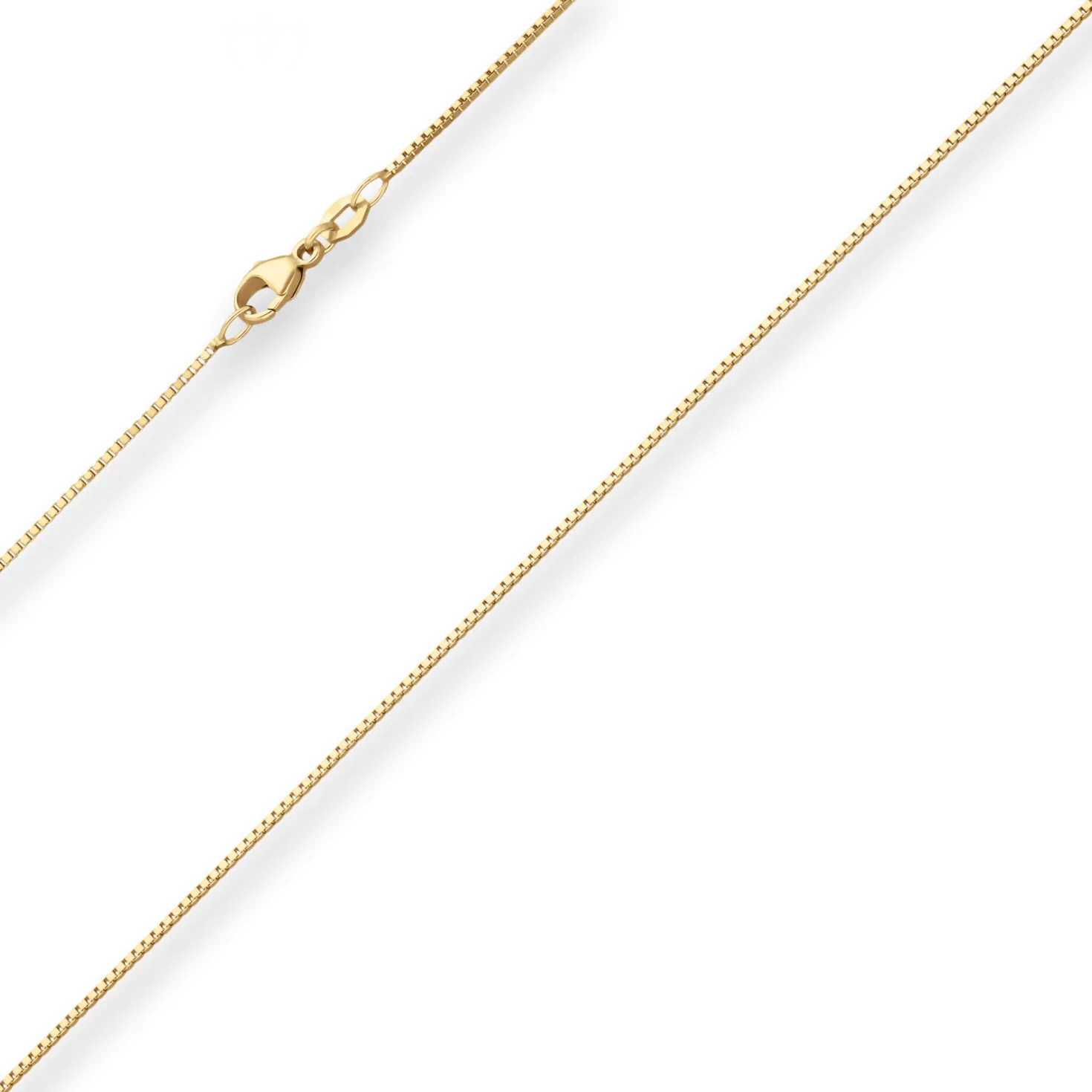 0,9mm Veneziakette Goldkette Collier Halskette aus 750 Gold Gelbgold 40cm
