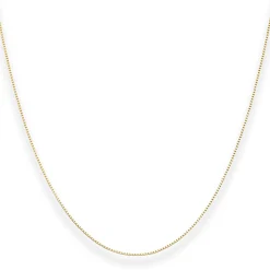 0,7mm Veneziakette Goldkette Collier Halskette aus 750 Gold Gelbgold 38cm