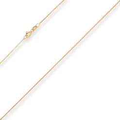 0,7mm Veneziakette Goldkette Collier Halskette aus 750 Gold Gelbgold 38cm